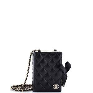 Chanel Cc Book Card Holder With Chain #205904C28B